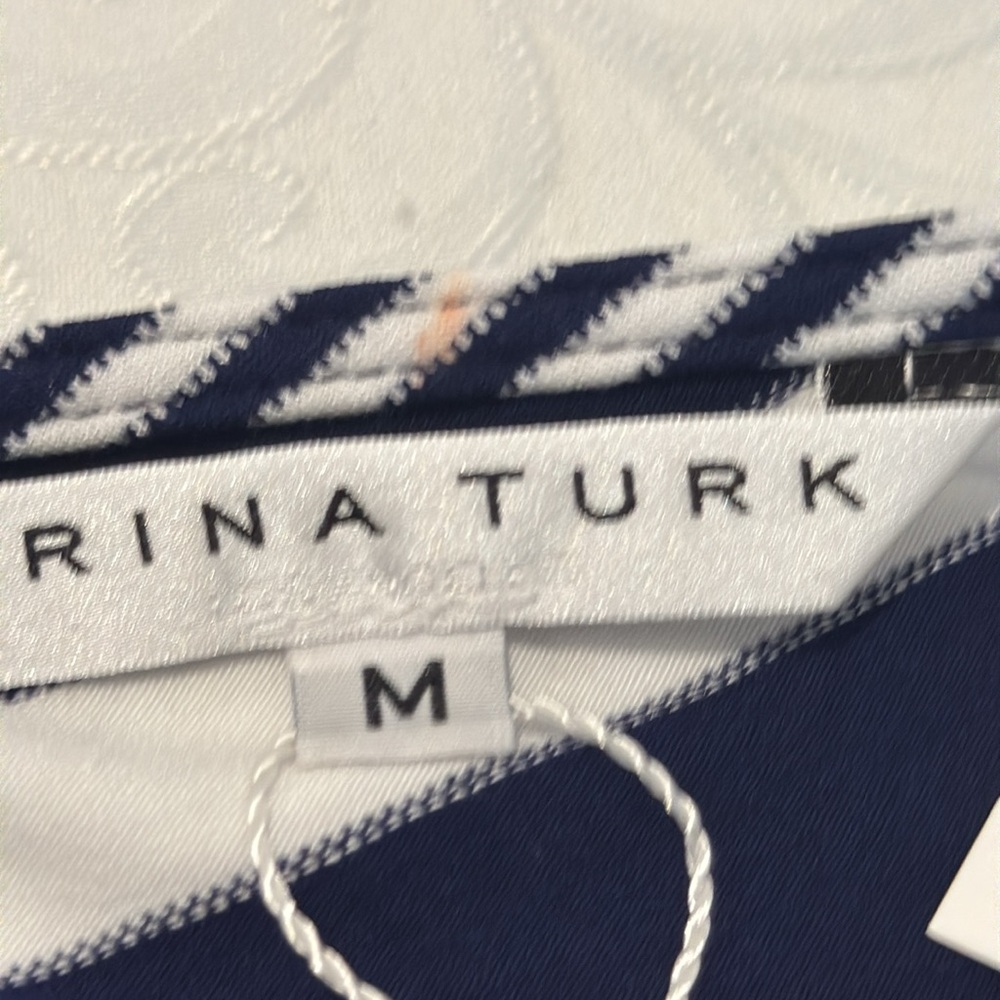 Trina Turk Stripe Shift Dress. Size Medium - Picture 8 of 13